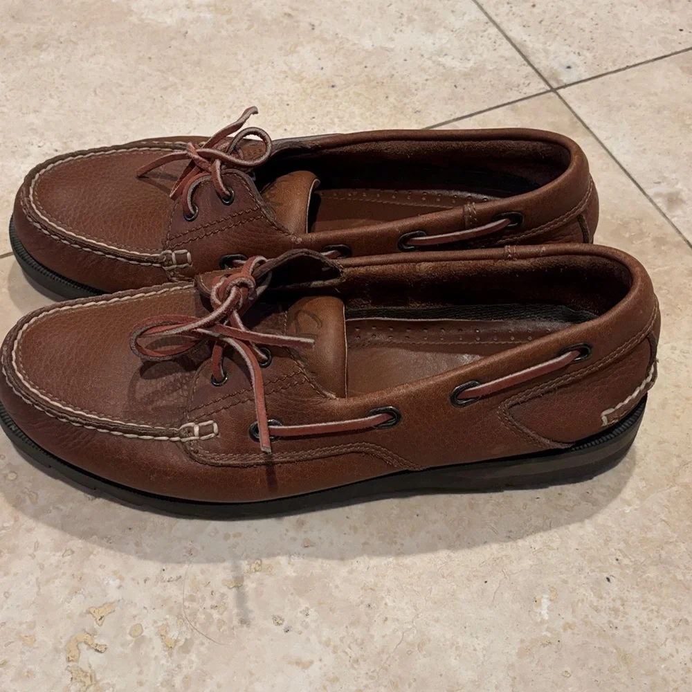 Clarks Leather Boat Shoes